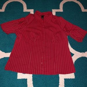 Lane Bryant Striped Shirt Size 18/20